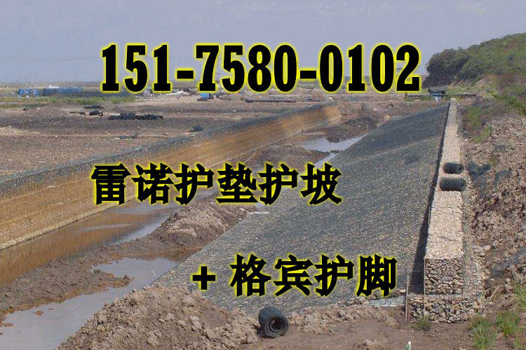 雷諾護(hù)墊護(hù)坡、格賓石籠護(hù)腳