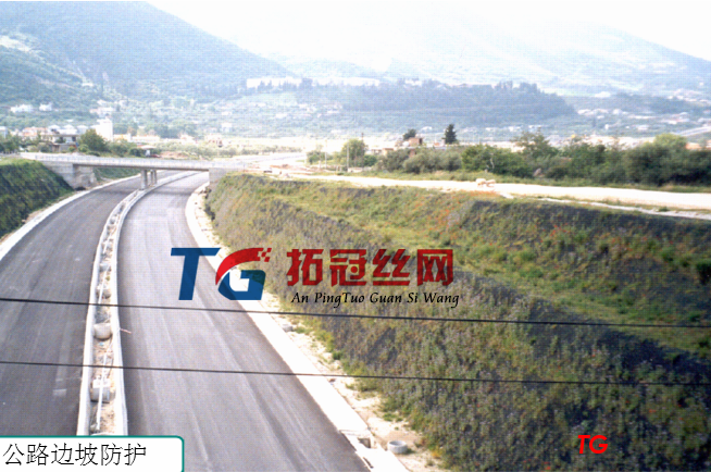加筋麥克墊公路邊坡生態(tài)護坡